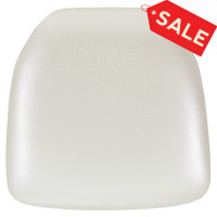 Flash Furniture BH-IVORY-HARD-VYL-GG Hard Ivory Vinyl Chiavari Chair Cushion